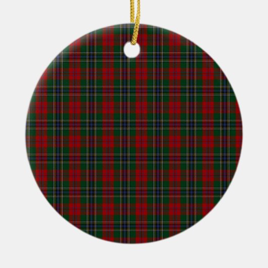 MacLean/McLean Clan familie Tartan Keramisch Ornament (Voorkant)