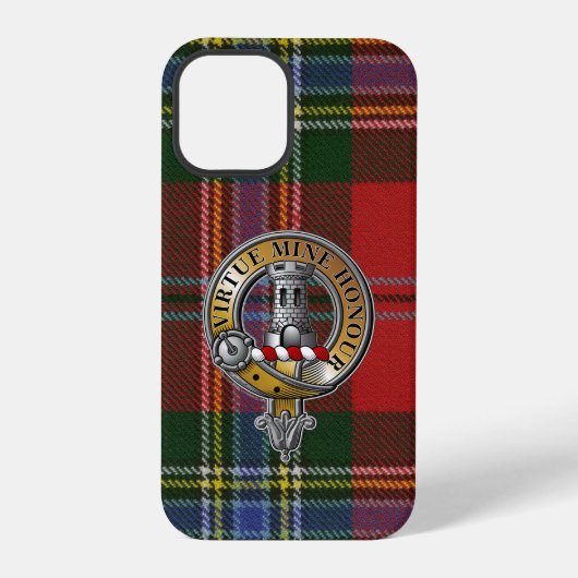 MacLean Schotse Plaid & Insigne iPhone Hoesje (Achterkant)