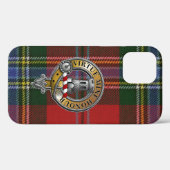 MacLean Tartan & Badge Case-Mate iPhone Case (Achterkant (horizontaal))