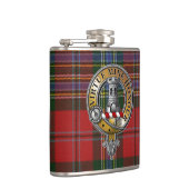 MacLean Tartan & Badge Heupfles (Rechts)