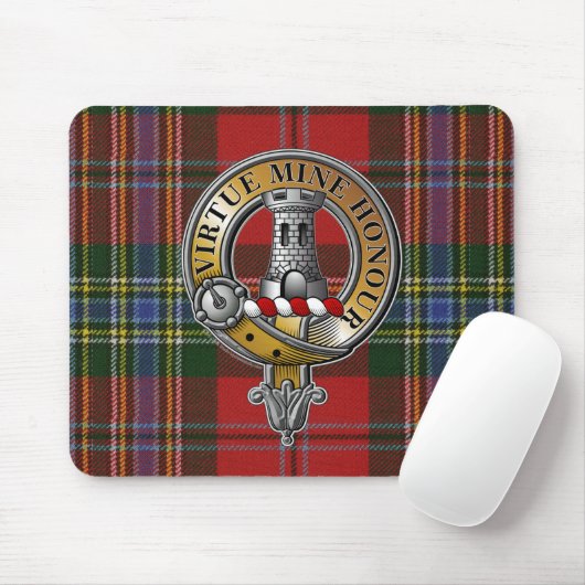 MacLean Tartan & Badge Muismat (Met muis)