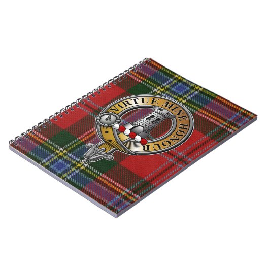 MacLean Tartan & Badge Notitieboek (Linkerzijde)