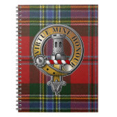 MacLean Tartan & Badge Notitieboek (Voorkant)