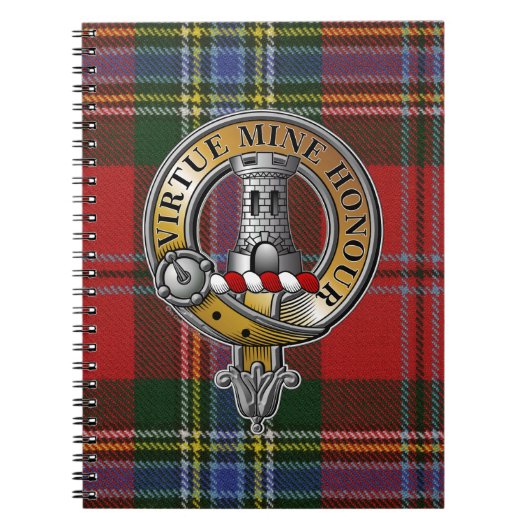 MacLean Tartan & Badge Notitieboek (Voorkant)