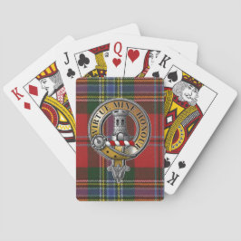 MacLean Tartan & Badge Pokerkaarten