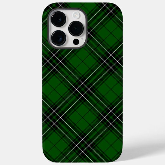 MacLean Tartan Green en Black Pset Case-Mate iPhone Case (Achterkant)