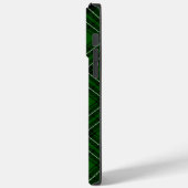 MacLean Tartan Green en Black Pset Case-Mate iPhone Case (Achterkant / Links)