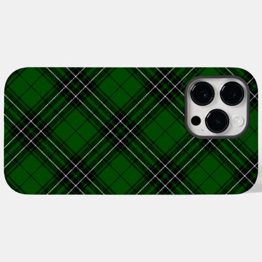 MacLean Tartan Green en Black Pset Case-Mate iPhone Case (Achterkant (horizontaal))