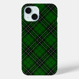 MacLean Tartan Green en Black Pset iPhone 15 Case