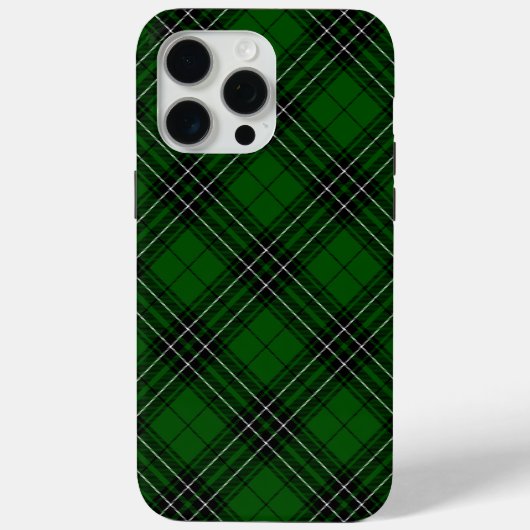 MacLean Tartan Green en Black Pset Case-Mate iPhone Case (Achterkant)