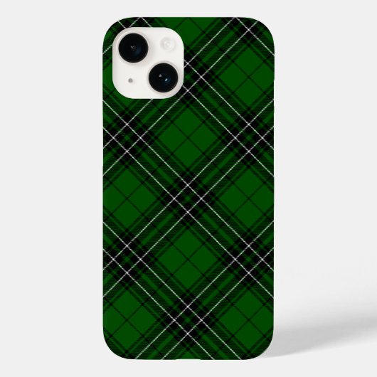 MacLean Tartan Green en Black Pset Case-Mate iPhone Case (Achterkant)