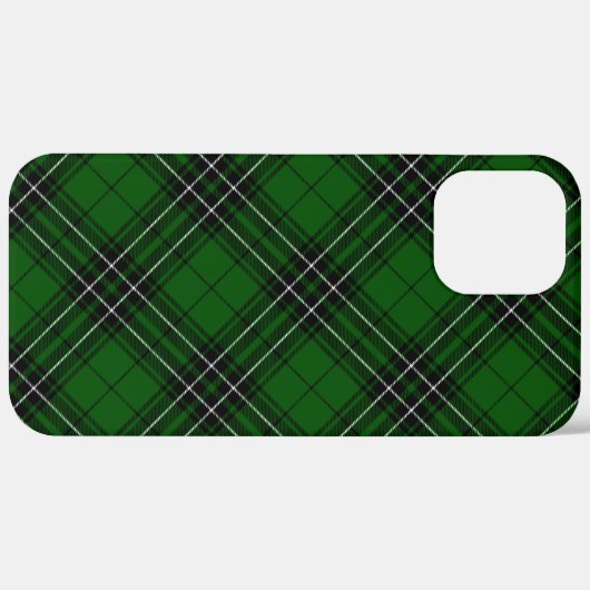 MacLean Tartan Green en Black Pset Case-Mate iPhone Case (Achterkant / Rechts)