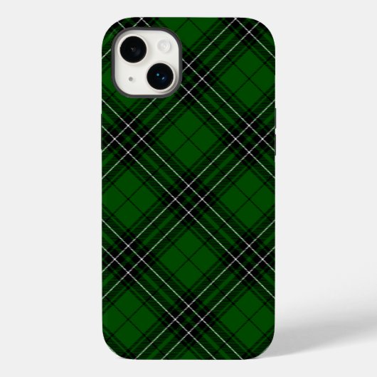 MacLean Tartan Green en Black Pset Case-Mate iPhone Case (Achterkant)