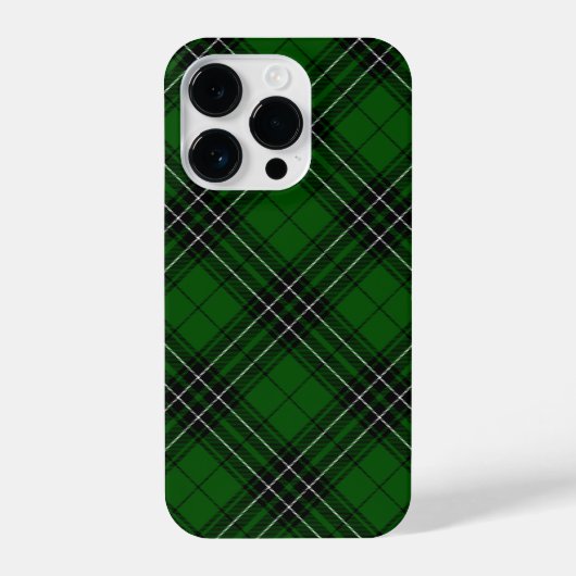 MacLean Tartan Green en Black Pset iPhone Hoesje (Achterkant)