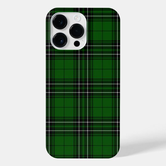 MacLean Tartan Green en Black Pset iPhone Hoesje (Achterkant)