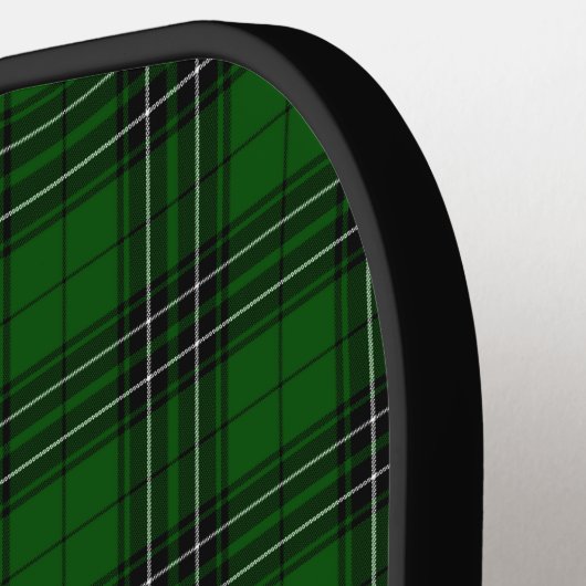 MacLean Tartan Green en Black Pset Pickleball Paddle (Links Detail)