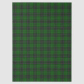 MacLean Tartan Green en Black Pset Tissuepapier (Voorkant)