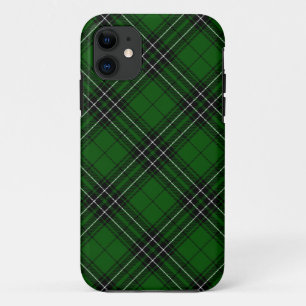 MacLean Tartan Groen en Zwart Geruit Case-Mate iPhone Case