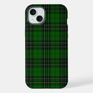 MacLean Tartan Groen en Zwart Geruit iPhone 15 Plus Case