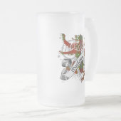 MacLean Tartan Lion Matglas Bierpul (Voorkant rechts)