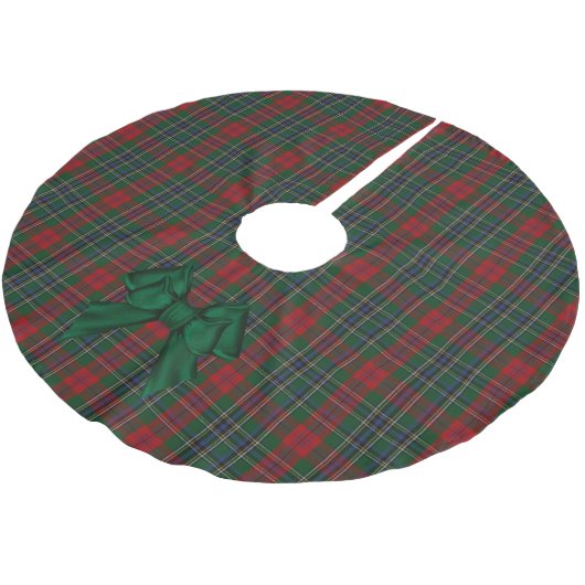 MacLean Tartan Pset Tree Skirt Kerstboom Rok (Gekanteld)