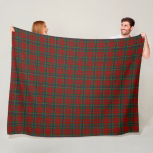 Maclean Tartan Scottish Modern MacLean van Duart Fleece Deken