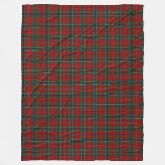 Maclean Tartan Scottish Modern MacLean van Duart Fleece Deken (Voorkant)