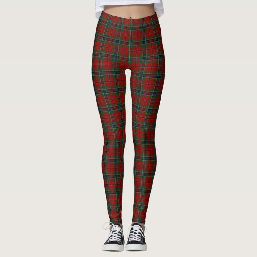 Maclean Tartan Scottish Modern MacLean van Duart Leggings (Voorkant)
