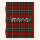 Maclean Tartan Scottish Modern MacLean van Duart Notitieboek (Voorkant)