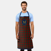 Maclean Tartan Scottish Modern MacLean van Duart Schort (Gedragen)