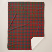 Maclean Tartan Scottish Modern MacLean van Duart Sherpa Deken (Voorkant)