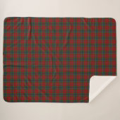 Maclean Tartan Scottish Modern MacLean van Duart Sherpa Deken (Voorkant (horizontaal))