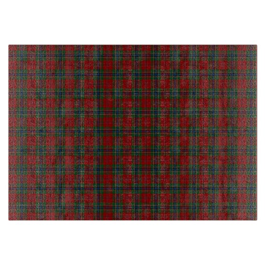 Maclean Tartan Scottish Modern MacLean van Duart Snijplank (Voorkant)