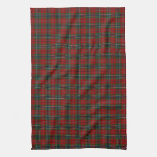 Maclean Tartan Scottish Modern MacLean van Duart Theedoek (Verticaal)
