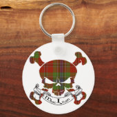 MacLean Tartan Skull Sleutelhanger (Voorkant)