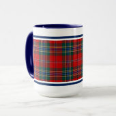 MacLean van Duart Clan Tartan Mok (Voorkant links)
