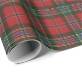 MacLean van Duart Modern Original Scottish Tartan Cadeaupapier (Rol Hoek)