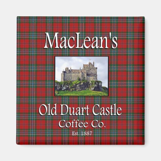 MacLean's Old Duart Castle Coffee Co. Magneet (Voorkant)