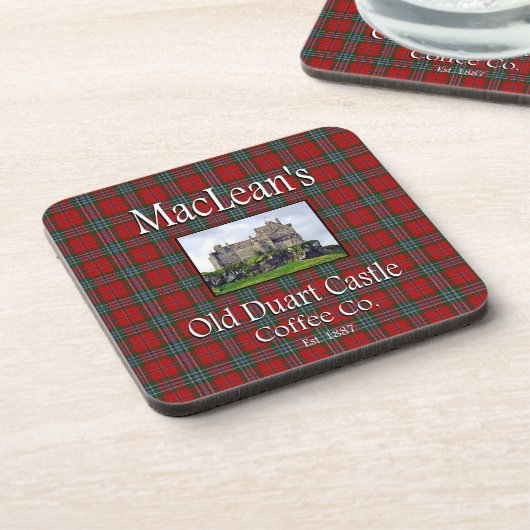 MacLean's Old Duart Castle Coffee Co. Onderzetter  (Linkerzijde)