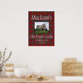 MacLean's Old Duart Castle Coffee Co. Poster (Keuken)