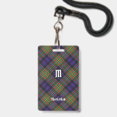 MacLellan Clan Tartan Badge (Voorzijde met lanyard)