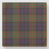 MacLellan Clan Tartan Stone Onderzetter (Voorkant)