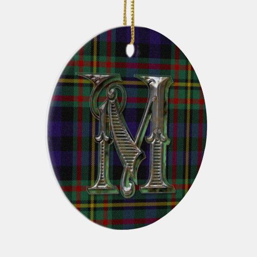 MacLellan-speldenmonogram Keramisch Ornament (Rechts)