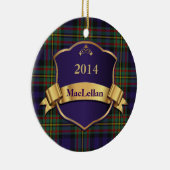 MacLellan Tartan Aangepast ornament (Rechts)