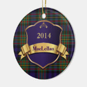 MacLellan Tartan Aangepast ornament (Links)