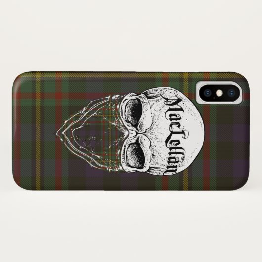 MacLellan Tartan Bandit Case-Mate iPhone Case (Achterkant (horizontaal))
