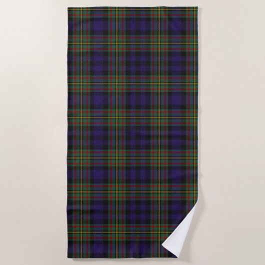 MacLellan Tartan Pset Beach Towel Strandlaken (Voorkant)