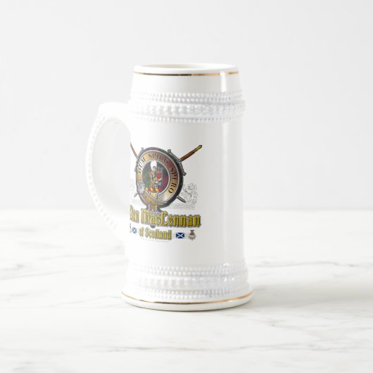 MacLennan Clan Badge Bierpul (Voorkant links)