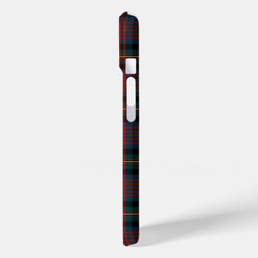 MacLennan Clan Navy Blue en Red Tartan Case-Mate iPhone Case (Achterkant / Links)