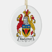 MacLennan Family Crest Keramisch Ornament (Rechts)